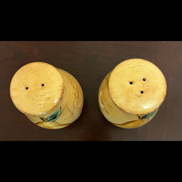 Vintage Oil & Vinegar Ceramic Cruet Set with Salt & Pepper, El Camino Brand - Picture 3 of 10